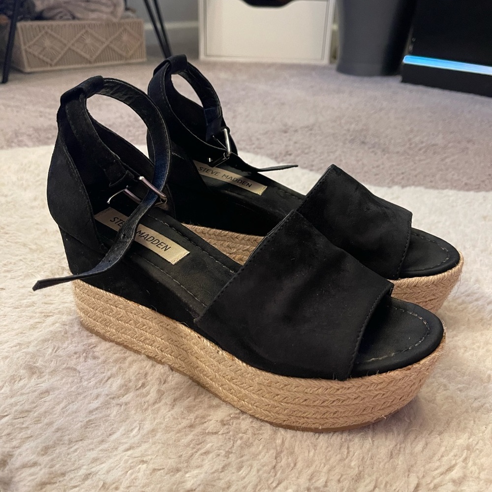 Steve Madden espadrille platform sandal